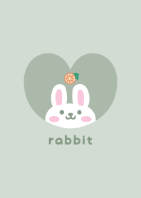 Rabbits3 Orange - green