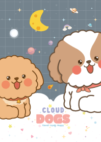 Dog Cute Cloud Midnight