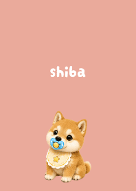 Baby Shiba01 pink & blue