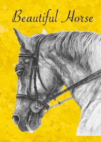 斉藤いつみの馬の絵着せ替え（イエロー）