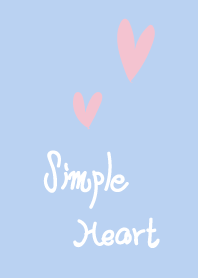 Simple pastel blue heart g