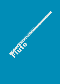 Flute color  Cerulean Blue