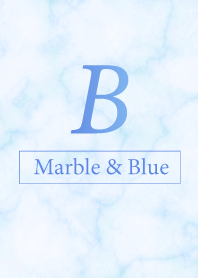 B-Marble&Blue-Initial
