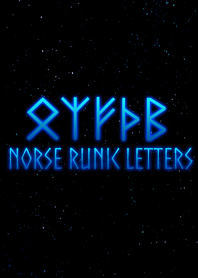 Norse rune letters