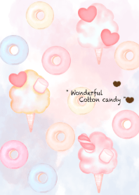 Wonderful cotton candy