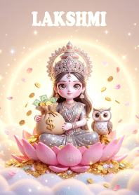 Lakshmi, wealth, and fulfilled love. 2JP