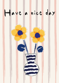 Flowers Vertical Stripe!