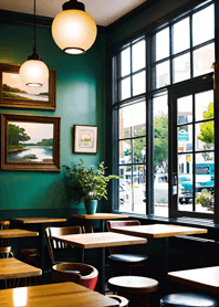 Cozy Coffee shop F6a4b6
