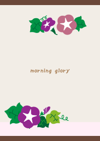 Morning glory flower day brown