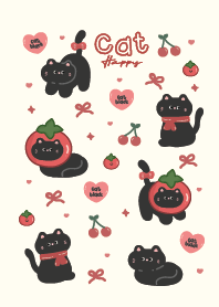 Cat cute so happy :) minimal theme!
