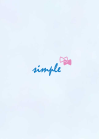 Ribbon watercolor'Blue'