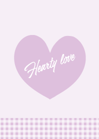 Hearty love _light purple_