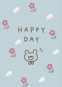 Flowers, butterflies and bears2.