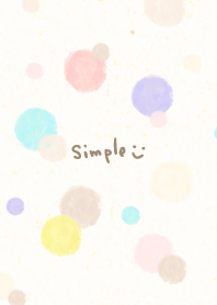 Watercolor dot Colorful20 from Japan