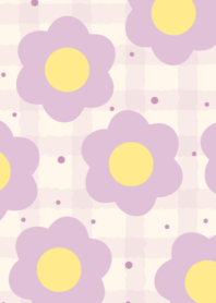 ดอกไม้สีม่วงริมทาง