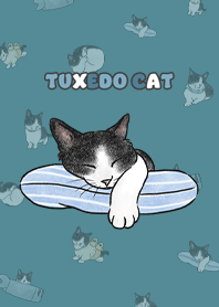 tuxedocat4 - neil blue