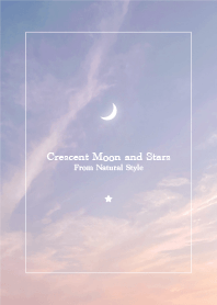 Crescent moon and stars57/Natural Style