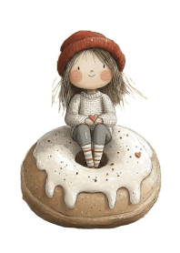 A Glazed Dream Surrounded by Hearts.