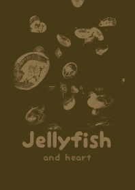 Jellyfish & heart sumiiro