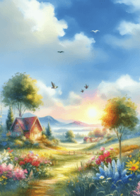 flower field nature meadow n.2