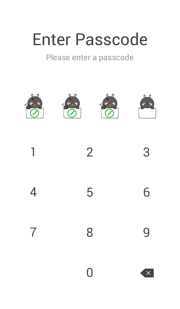 Simple Angry Black Rabbit (jp)