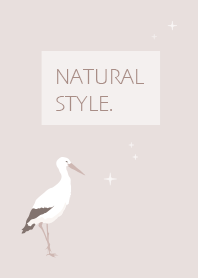 ナチュラルスタイル（コウノトリ）