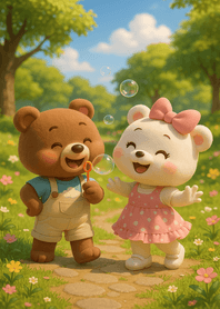 Sunny Meadow Bubble Laughter