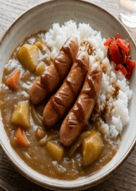 Sausage Curry-I LOVE FOOD