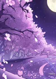 月光之夜樱花＃CV04。