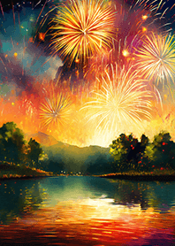 Beautiful Fireworks Theme#664