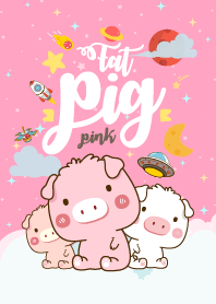 Fat Pig Galaxy Love Pink