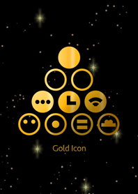 Gold Circle Icon