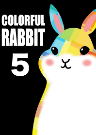 Colorful rabbit 5