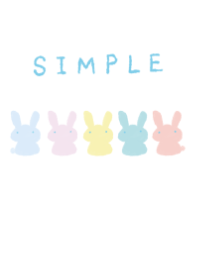 Theme of a refreshing usagi
