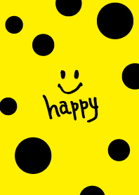 Dot smile yellow17