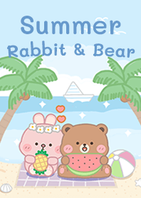 Summer Rabbit & Bear!