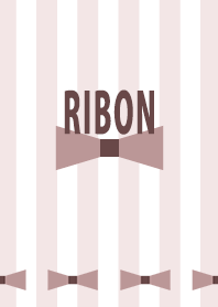 Ribon&Stripe (Brown)