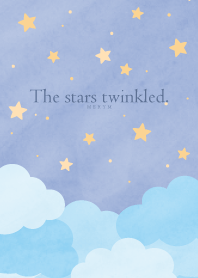 The stars twinkled - BLUE 2
