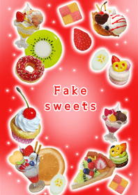 Fake sweets red&pink!