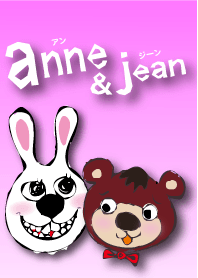 アン&ジーン うさぎ&クマの着せ替え