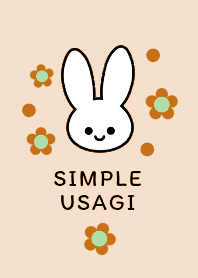 SIMPLE USAGI -FLOWER- THEME 98