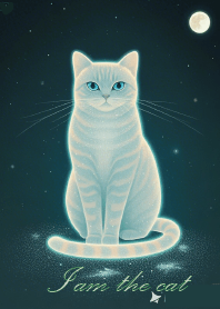 I am a cat in the moonlight