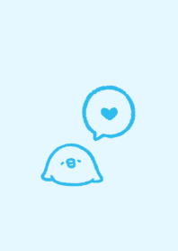 Chill out chick.(blue&green03)