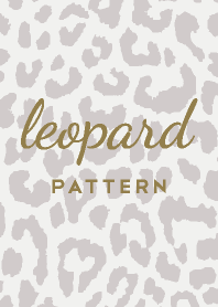 Leopard Pattern. Ivory