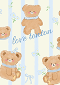 cute blue bear