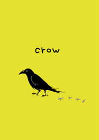 One point crow yellow.
