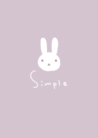 Simple Rabbit:Dusky Pink WV