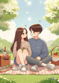 คู่รัก น่ารัก มินิมอล n.1