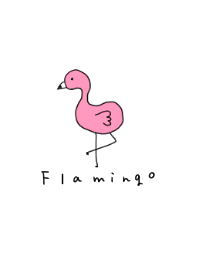 Flamingo. simple.