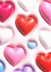 ぷっくりつやつやハート♥